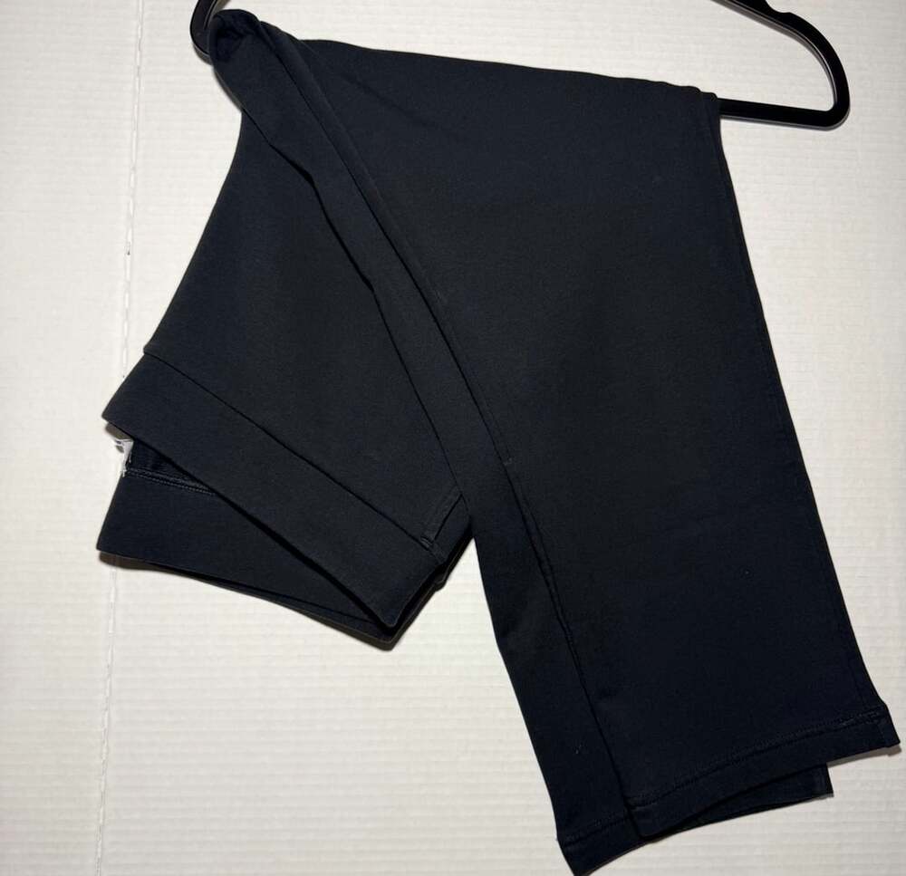 Pure Jill Slim-Leg Cropped Size M Black Pants
